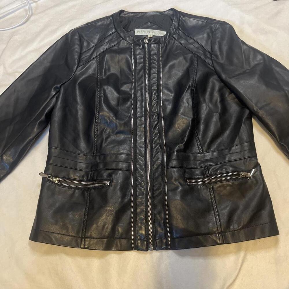 CLEO PETITES MOTO JACKET
